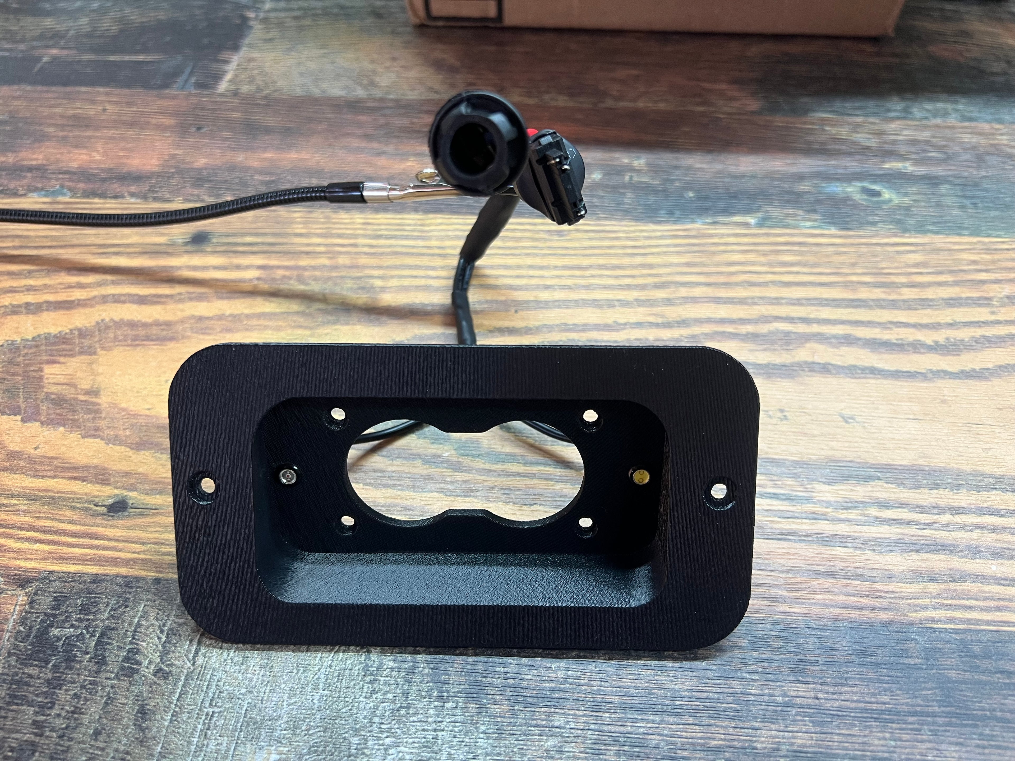 Jeep Wrangler TJ & Unlimited Turn Signal/Parking Light Bracket Set with LED Lights & Harness