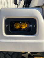 Jeep Wrangler TJ & Unlimited Turn Signal/Parking Light Bracket Set with LED Lights & Harness